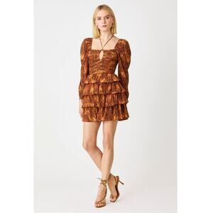 Ulla Johnson Naiya Mini Dress New 0 Orange